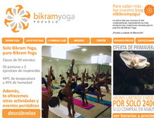 Tablet Screenshot of bikramyogapozuelo.com